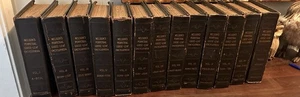 Antique Nelson's Perpetual Loose-Leaf Encyclopædia Vols. 1-12 + Index Full Set - Picture 1 of 19