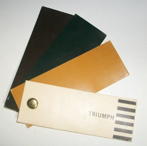 1970 1971 Triumph TR6 Stag 1500 auto RM paint chips selection set - Picture 1 of 2