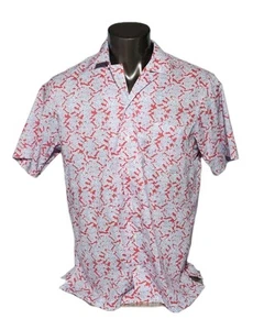 Daniel Cremieux Shirt SZ L Signature Collection Button Front SS Men's New - Picture 1 of 5