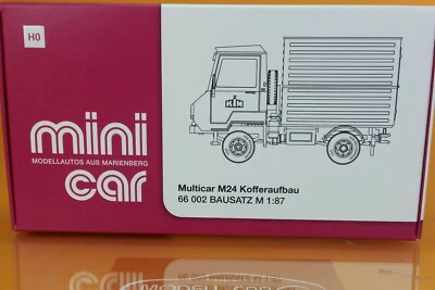 Auhagen 66002 Bausatz Multicar M24 Kofferaufbau 1:87 NEU Modell - Bild 1 von 2