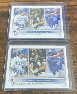 Perez Abreu Hernandez 2022 Topps Series 1 League Leaders #202 Lot (2) - Picture 1 of 1