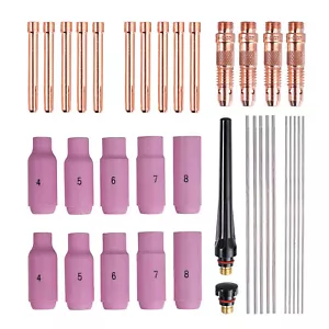 WIG TIG Verschleißteile Set für WP, SF, RF, WE Serie Schweißzubehör Schweißgerät - Bild 1 von 12