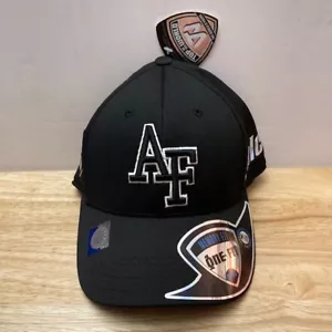 *NWT* AIR FORCE FALCONS "Top of the World" Black/White NCAA Fitted Hat (M/L) - Picture 1 of 12