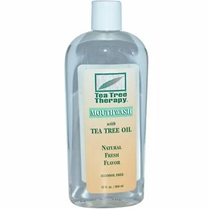 Teebaumöl Mundspülung, natürlicher frischer Geschmack, 12 fl oz (354 ml) - Bild 1 von 2