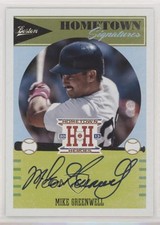 2013 Panini Hometown Heroes Hometown Signatures Mike Greenwell #HSMG Auto