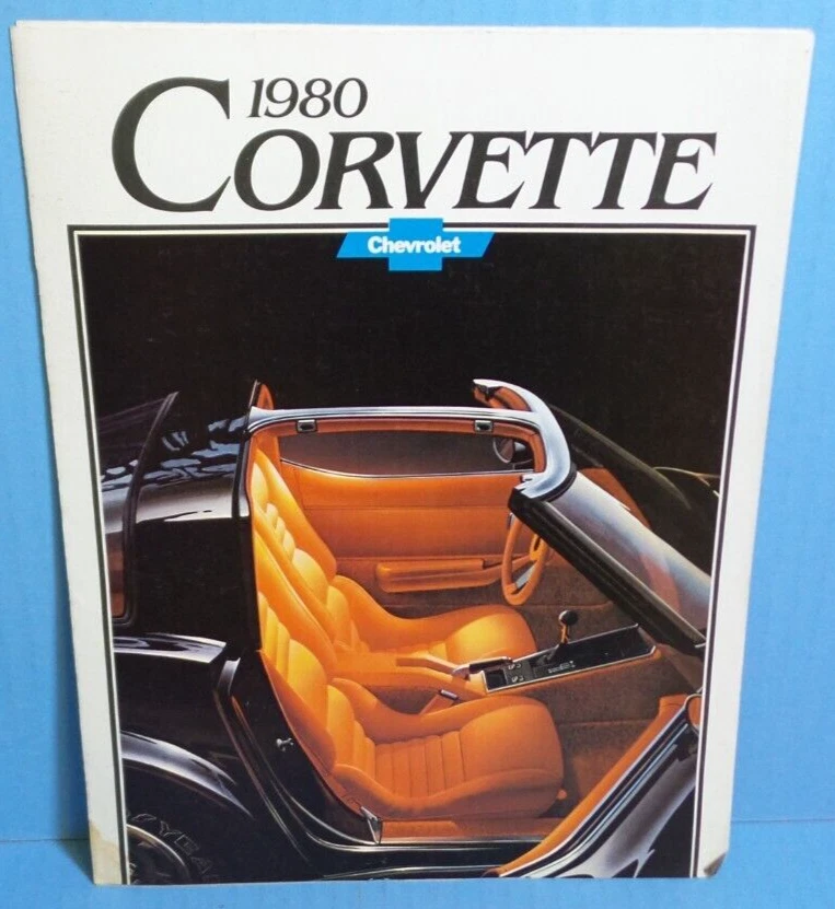 Chevrolet Corvette 80 1980 folleto de ventas/distribuidor Foto 1 de 1