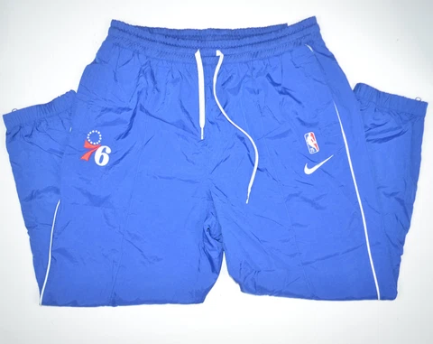 NWT NIKE NBA Men's Philadelphia 76ers Sixers Athletic Track Pants Sz XXL Cover