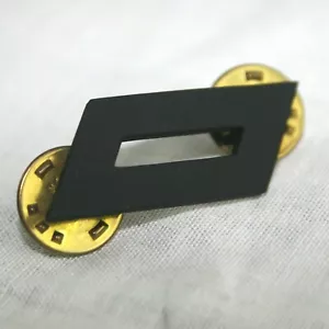 US GROUP RATE APPRENDISTA COLLARE INSEGNE NERO EP METALLO TIPO II CLASSE 8A - Foto 1 di 2