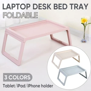 Portable Folding Laptop PC Desk Lap Bed Tray Home Table Shelf Dinner Notebooks - Picture 1 of 15