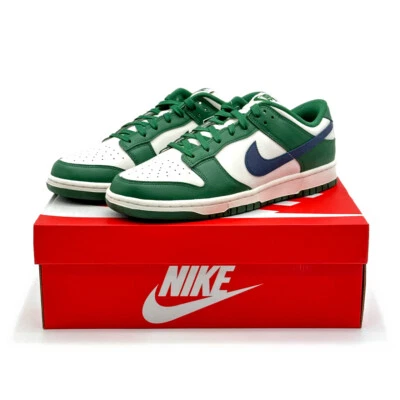 DD1503-300 Nike WMNS Dunk Low Gorge Verde Azul Marino Blanco Vela Foto 1 de 4