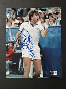 Jimmy Connors Rare! autographed signed tennis legend 8x10 photo Beckett BAS coa - Picture 1 of 1
