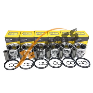 New 6 pcs 94mm S6S Piston & Rings Kit For Mitsubishi Engine - Picture 1 of 14