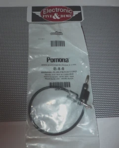Pomona B-8-0 Banana Plug Patch Cord Cable, Stackable - Picture 1 of 2