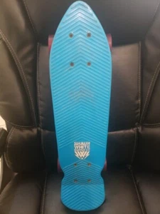 22” Shaun White Skateboard Supply Co. Blue Street Penny Board With Red Wheels - Picture 1 of 6