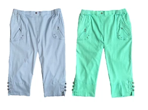 Damen Caprihose Blau, Mint Gr. 42, 46, 48, 50 - Picture 1 of 2