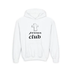 Copy of Youth Jesus Club Hooded Sweatshirt - Picture 1 of 17