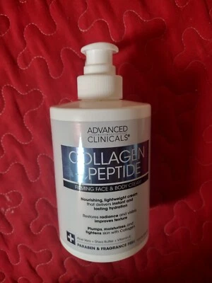 Advanced Clinicals Collagen + Peptide Cream Dry Skin Rescue 15 fl oz - Image 1 of 3