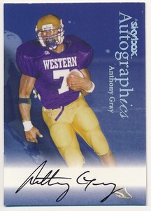 ANTHONY GRAY 1999 SKYBOX PREMIUM AUTOGRAPHICS ROOKIE AUTOGRAPH BILLS SP RC