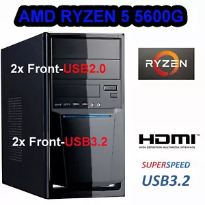 Windows 11 ELITE PC MSI Komplett AMD Ryzen 5 8500G 32GB 1TB SSD Radeon System - Bild 1 von 2