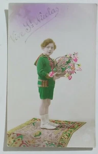99570 Cartolina augurale - Bambino - Vive St. Nicolas - Picture 1 of 2
