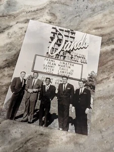 Rat Pack Las Vegas Sands Casino Sinatra - Sammy Davis Jr. - Dean Martin 8 x 10 Zoll - Bild 1 von 1