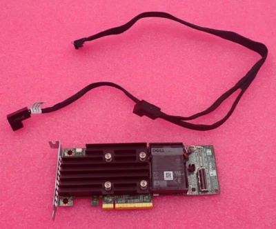 New Dell PERC H750 8GB NV Cache PCI-E Low Profile RAID Controller HYM6Y + R640 c - Image 1 of 4