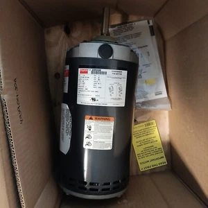 DAYTON 20RK86 Condenser Fan Motor 1.5 HP 3PH, 850 RPM, Rigid Base Mount, 1 speed - Picture 1 of 8