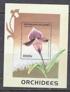 Guinea 1381 MNH 1997 Orquídea (ap8832a) - Imagen 1 de 1