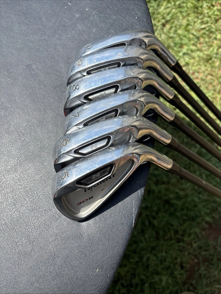 Nickent 3DX Pro 5-PW Men's RH Iron Set w/Pendley  Graphite Shafts Lambkin Grips - Image 1 of 4