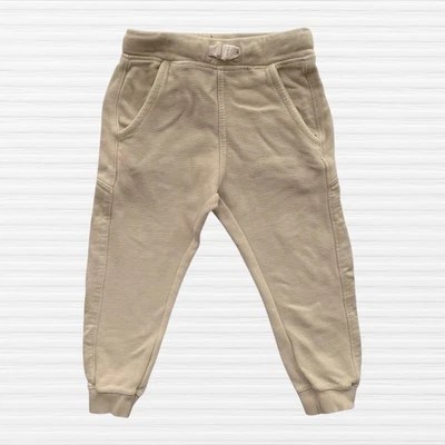 Zara Baby ребенка ясельного возраста девочек эластичной вельвет бегун спортивные штаны бежевый размер 18-24 М - Изображение 1 из 4