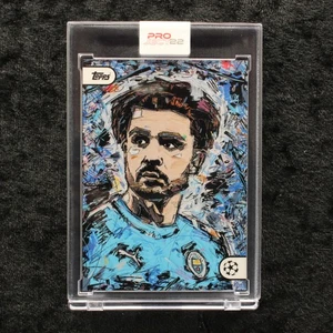 Topps Project 22 Jack Grealish Manchester City FC by Ivan Beslic Soccer Cards - Bild 1 von 2