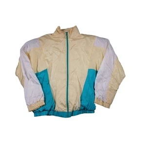 Collection Neon Shell Jacke groß gelb grün Full Zip Vintage 90er Festival - Bild 1 von 16