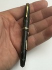 Vintage Conway Stewart Dinkie 560 Fountain Pen - Green / Gold Marble