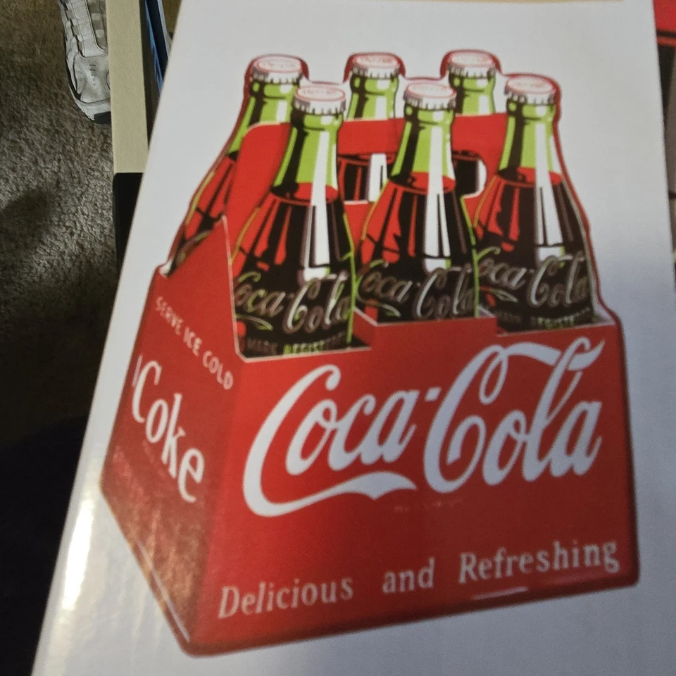 Coca Cola Decorative Wall Sign 12'x14' - Image 1 of 2