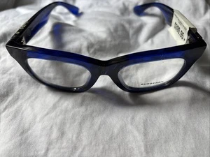 NEW Burberry 2411 Eyeglasses 4114 Blue 100% AUTHENTIC - Picture 1 of 6