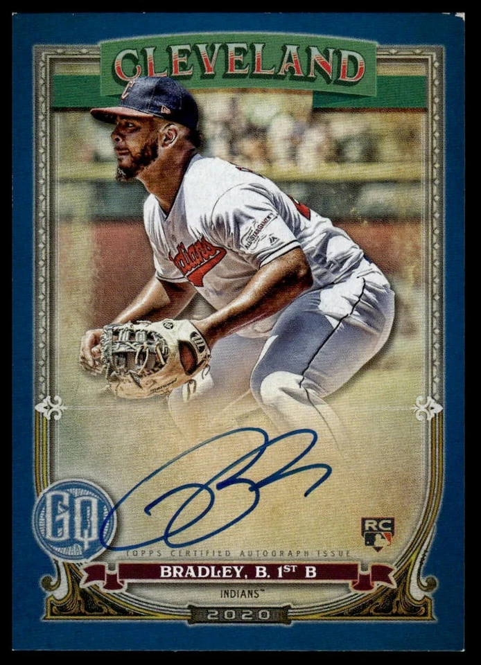 2020 Topps Gypsy Queen #GQA-BB Bobby Bradley Autographs Indigo #/150 - Image 1 of 2