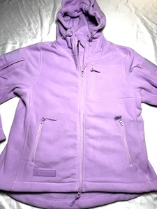 Baerskin Damen Full-Zip Fleece Tactical Hoodie in Flieder Gr. LG Ski Wandern Fitnessstudio - Bild 1 von 13