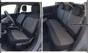 Sitzbezüge Citroen C3 2016 2023 Set Bezüge Komplett Maß Schwarz Grau Kit - Bild 1 von 2
