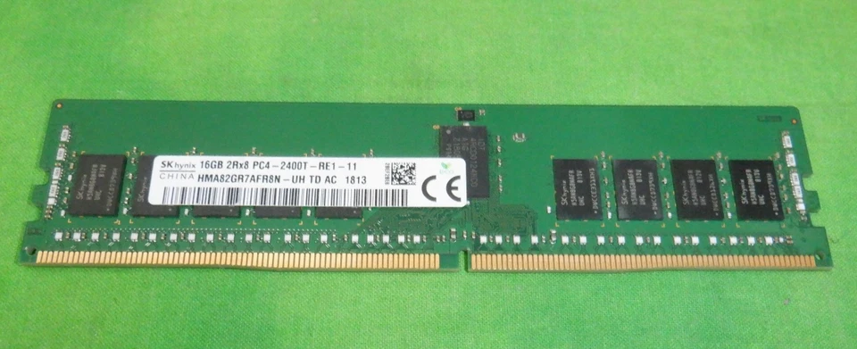 SK hynix 16GB 2RX8 PC4-2400T DDR4 ECC REG Server Memory - Image 1 of 3