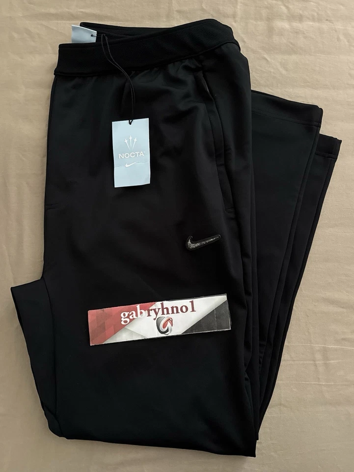 Nike X Nocta Swarovski Crystals Swoosh Pants Black DR2658-010 Men's Size S