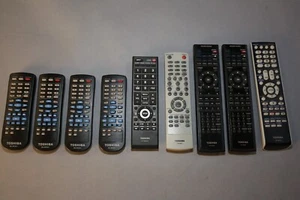 Toshiba Remote Controls (Lot of 9) + - Picture 1 of 7