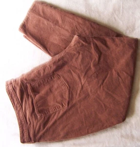 SONOMA Women's 24W brown corduroy JEANS pants 5 pocket 48x29 pretty rust color - Picture 1 of 8