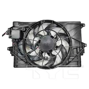 TYC 625140 Dual Rad& Cond Fan for Hyundai Veloster w/ Module 1.6L 2019-2021 - Bild 1 von 4