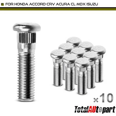 10x Tacos de rueda M12-1.5 para Honda Accord 1998-2022 Civic 04-05 delanteros o traseros Foto 1 de 4