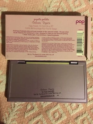 Pop Beauty Delicate Popette Palette Very Rare Eye Shadow Blush Lip Brush Kit NEW - Image 1 of 4