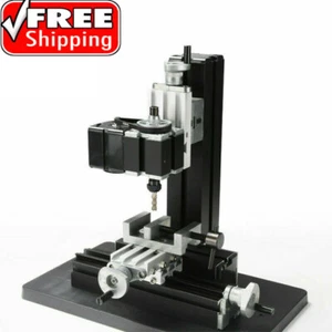 100~240V Metal Mini Milling Machine Woodworking Tool for DIY Student ModelMaking - Picture 1 of 12