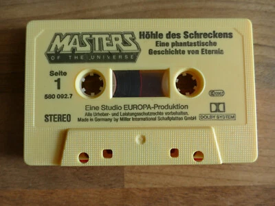 MASTERS OF THE UNIVERSE HÖHLE DES SCHRECKENS PROMO HÖRSPIEL GESCHRAUBTE KASSETTE - Bild 1 von 2
