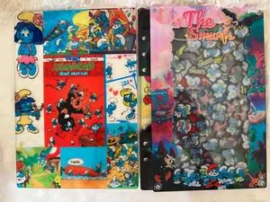 DIY Shaker Notebooks A5 Rainbow Brite, or Smurfs with paper - Picture 1 of 7