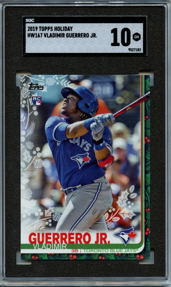 2019 Topps Holiday - #HW167 Vladimir Guerrero Jr. (RC) SGC 10 - Image 1 of 1
