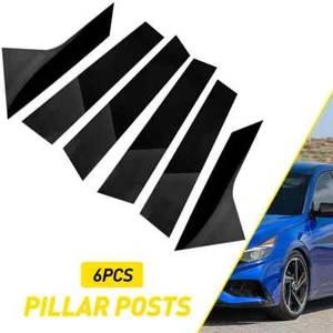 For Hyundai Elantra Avante 2021-2025 Black Pillar Posts Window Trim Accessories - Picture 1 of 11